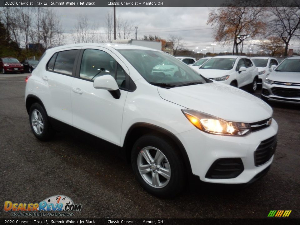 2020 Chevrolet Trax LS Summit White / Jet Black Photo #3