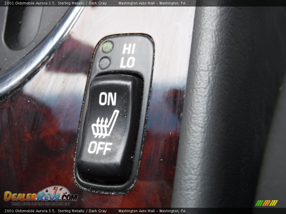 2001 Oldsmobile Aurora 3.5 Sterling Metallic / Dark Gray Photo #19