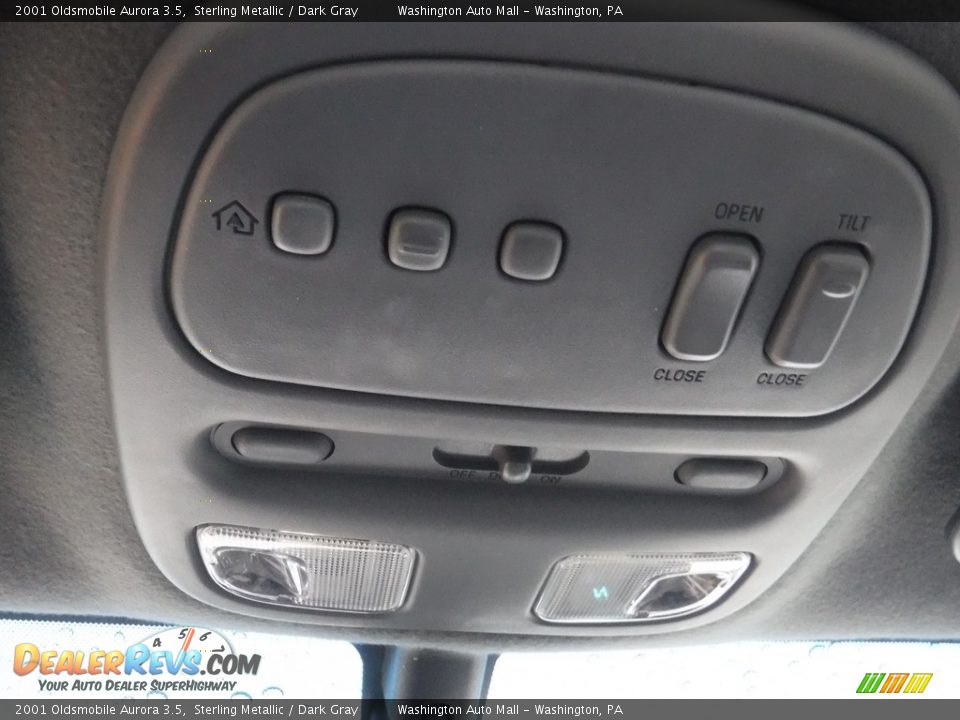 2001 Oldsmobile Aurora 3.5 Sterling Metallic / Dark Gray Photo #22
