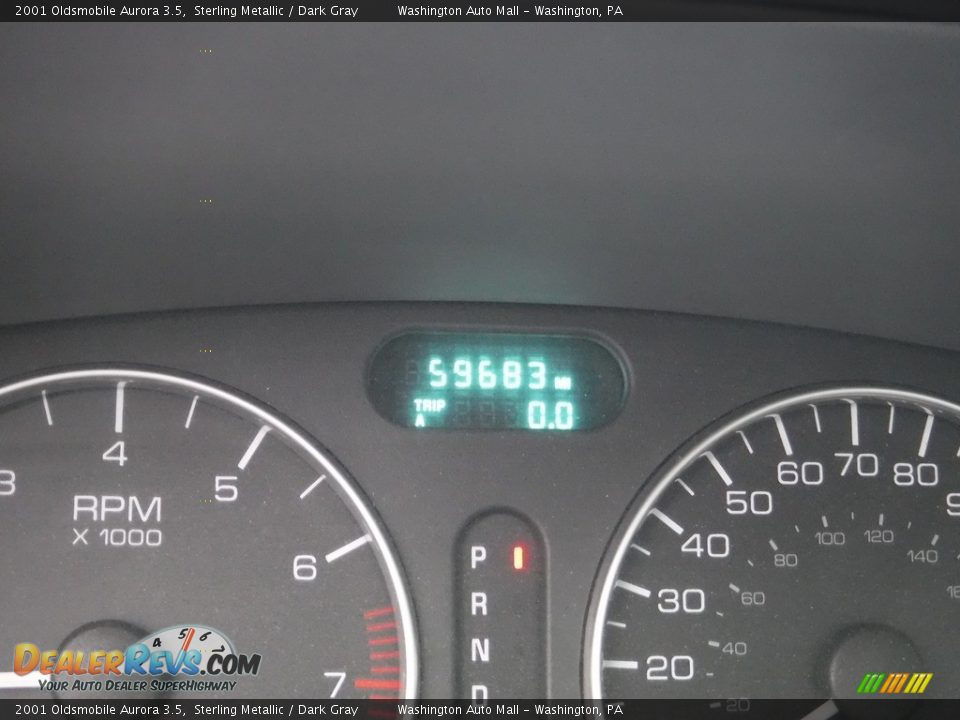 2001 Oldsmobile Aurora 3.5 Sterling Metallic / Dark Gray Photo #27