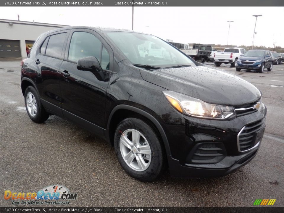 2020 Chevrolet Trax LS Mosaic Black Metallic / Jet Black Photo #3