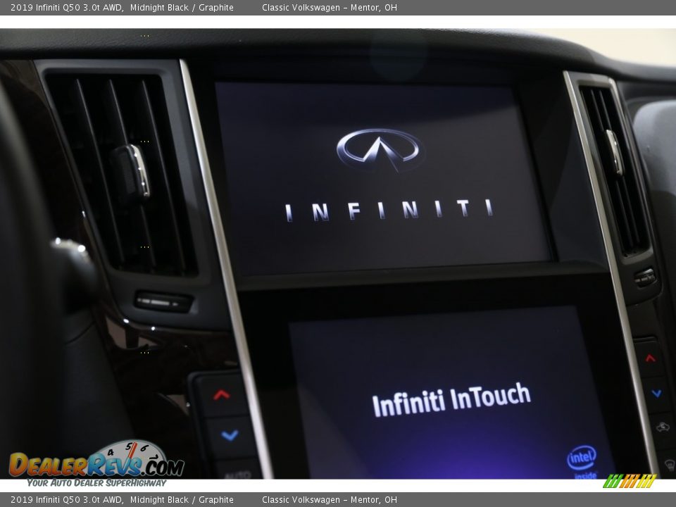 2019 Infiniti Q50 3.0t AWD Midnight Black / Graphite Photo #8