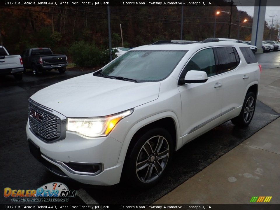 2017 GMC Acadia Denali AWD White Frost Tricoat / Jet Black Photo #7