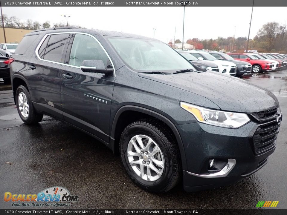 2020 Chevrolet Traverse LT AWD Graphite Metallic / Jet Black Photo #7