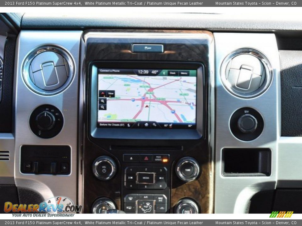2013 Ford F150 Platinum SuperCrew 4x4 White Platinum Metallic Tri-Coat / Platinum Unique Pecan Leather Photo #15
