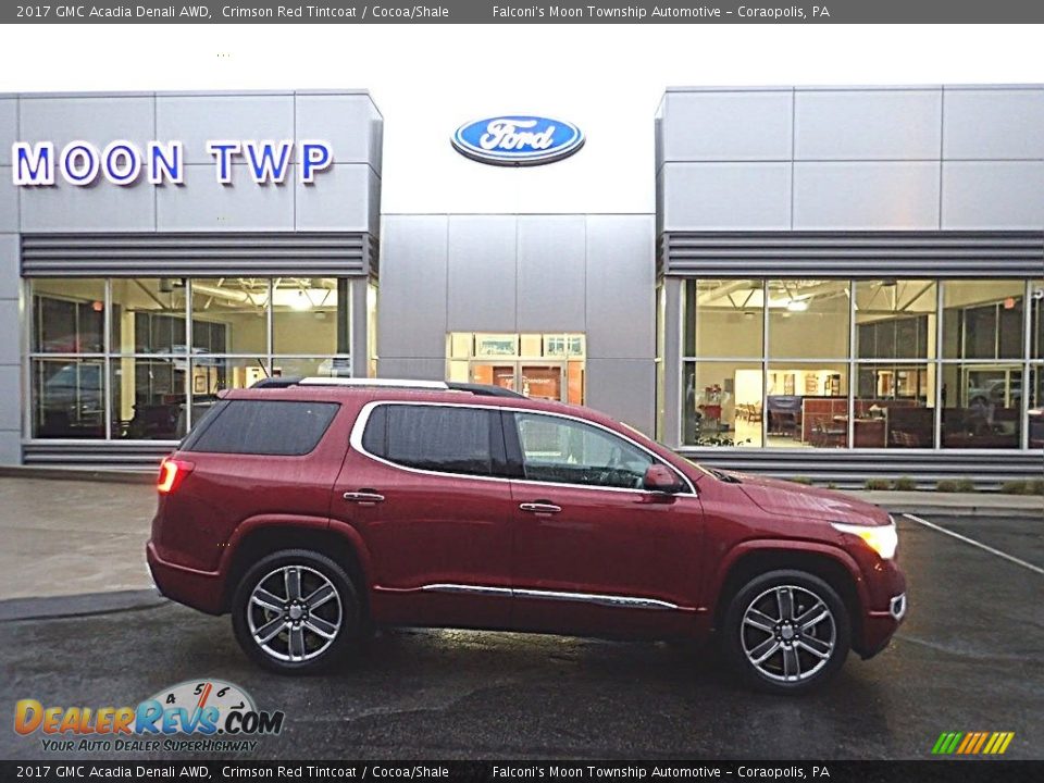 2017 GMC Acadia Denali AWD Crimson Red Tintcoat / Cocoa/Shale Photo #1