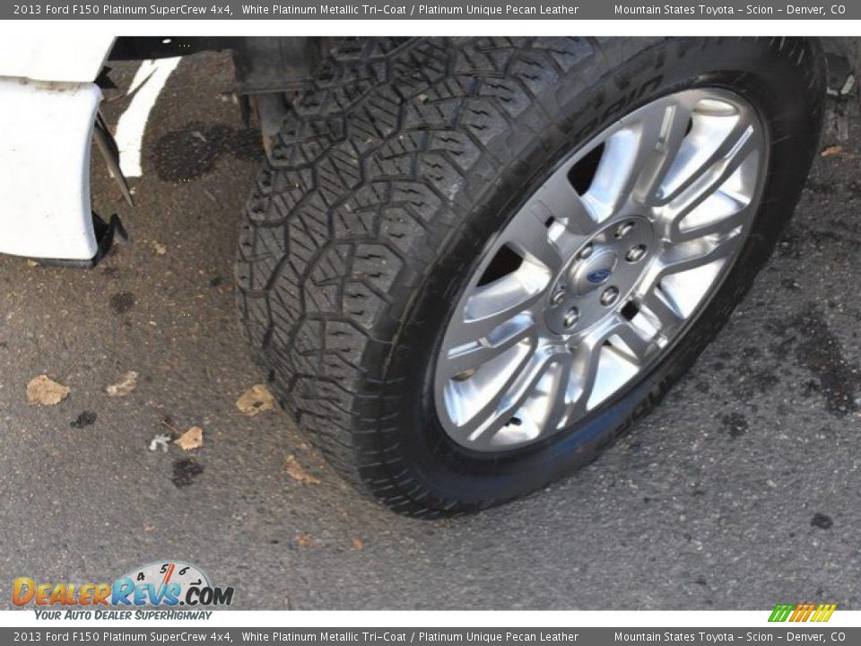 2013 Ford F150 Platinum SuperCrew 4x4 White Platinum Metallic Tri-Coat / Platinum Unique Pecan Leather Photo #29