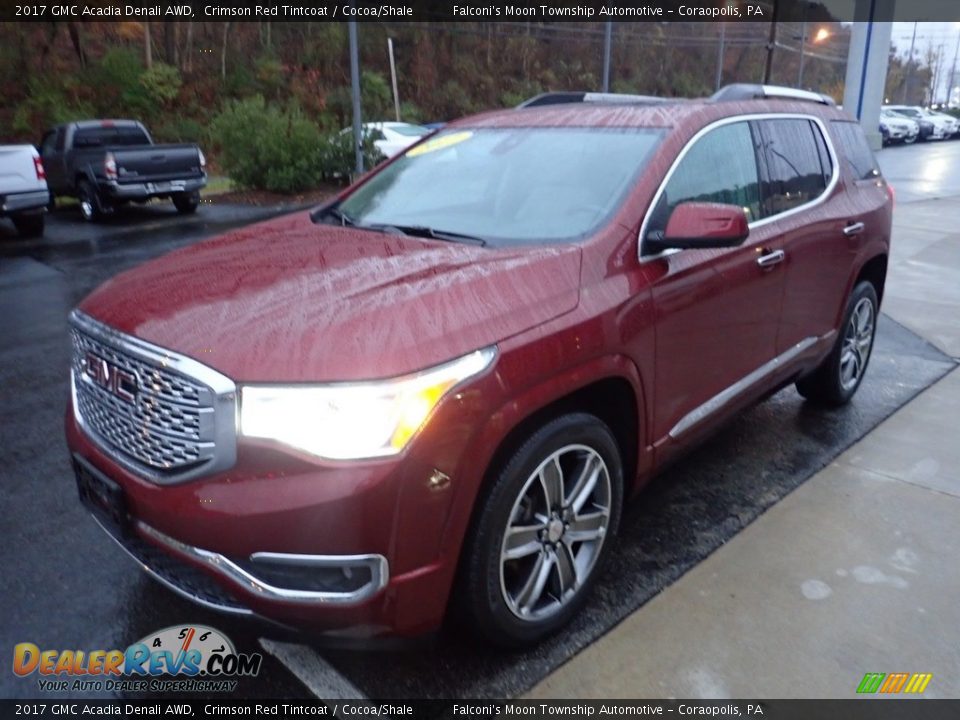 2017 GMC Acadia Denali AWD Crimson Red Tintcoat / Cocoa/Shale Photo #7