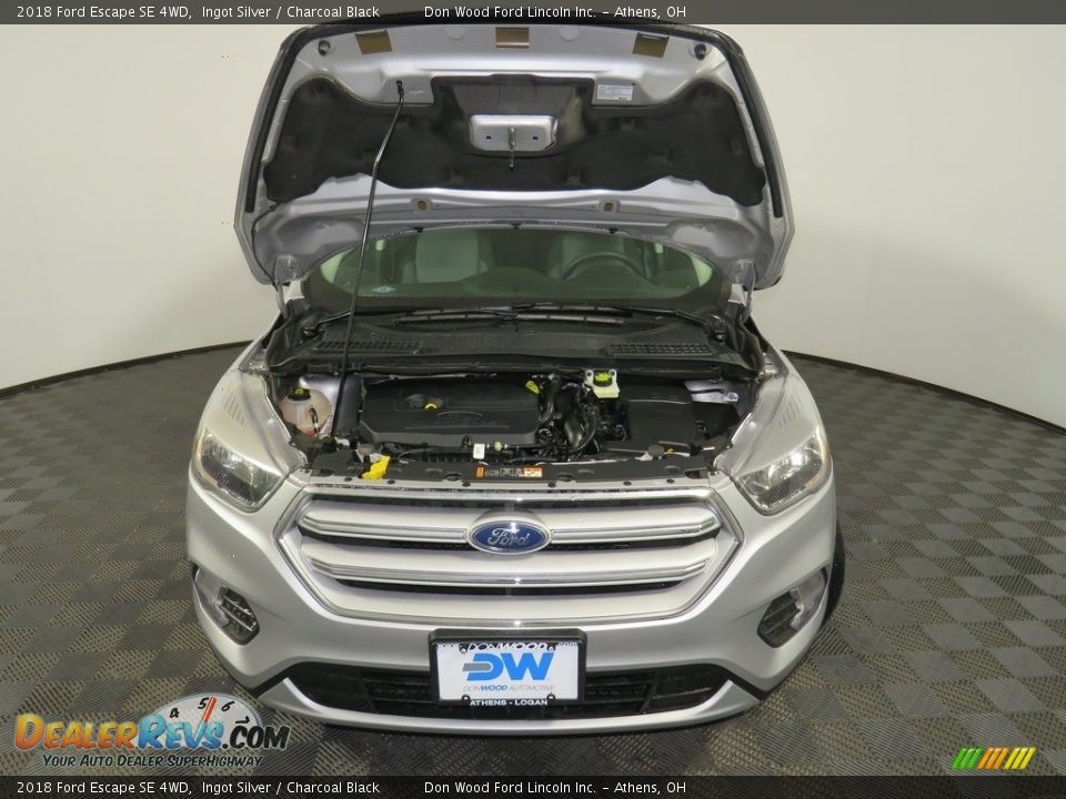 2018 Ford Escape SE 4WD Ingot Silver / Charcoal Black Photo #5