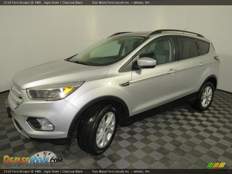 2018 Ford Escape SE 4WD Ingot Silver / Charcoal Black Photo #7