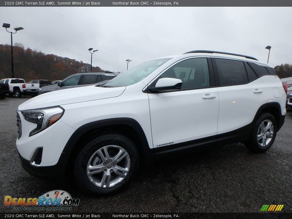 2020 GMC Terrain SLE AWD Summit White / Jet Black Photo #1