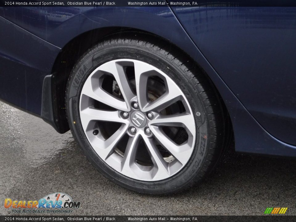 2014 Honda Accord Sport Sedan Obsidian Blue Pearl / Black Photo #3