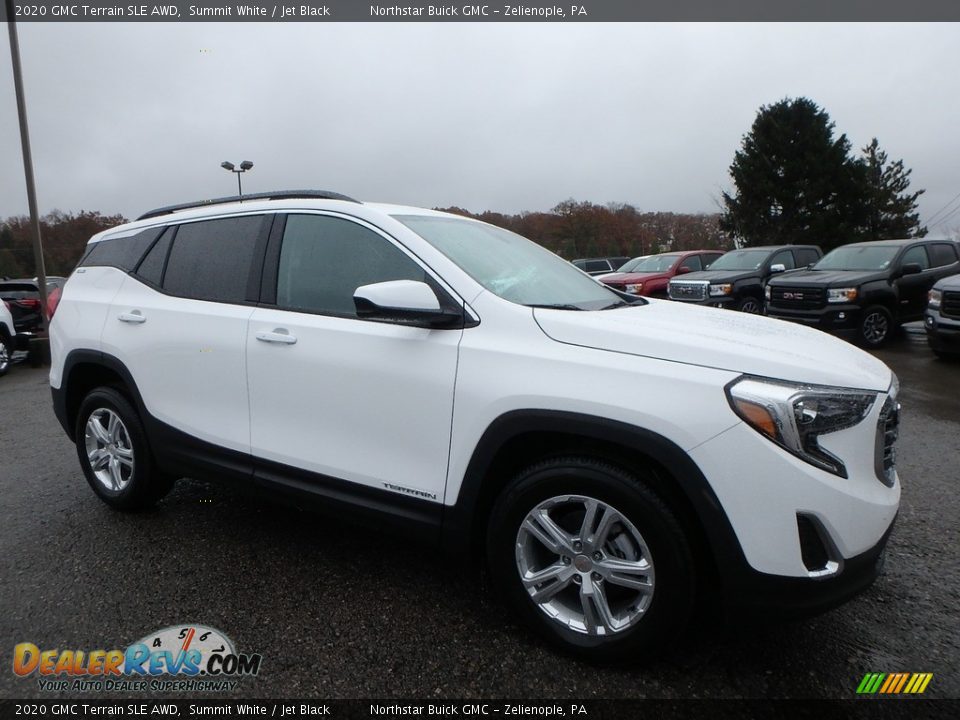 2020 GMC Terrain SLE AWD Summit White / Jet Black Photo #3