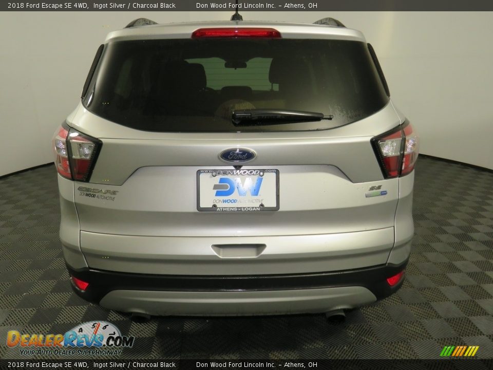 2018 Ford Escape SE 4WD Ingot Silver / Charcoal Black Photo #11