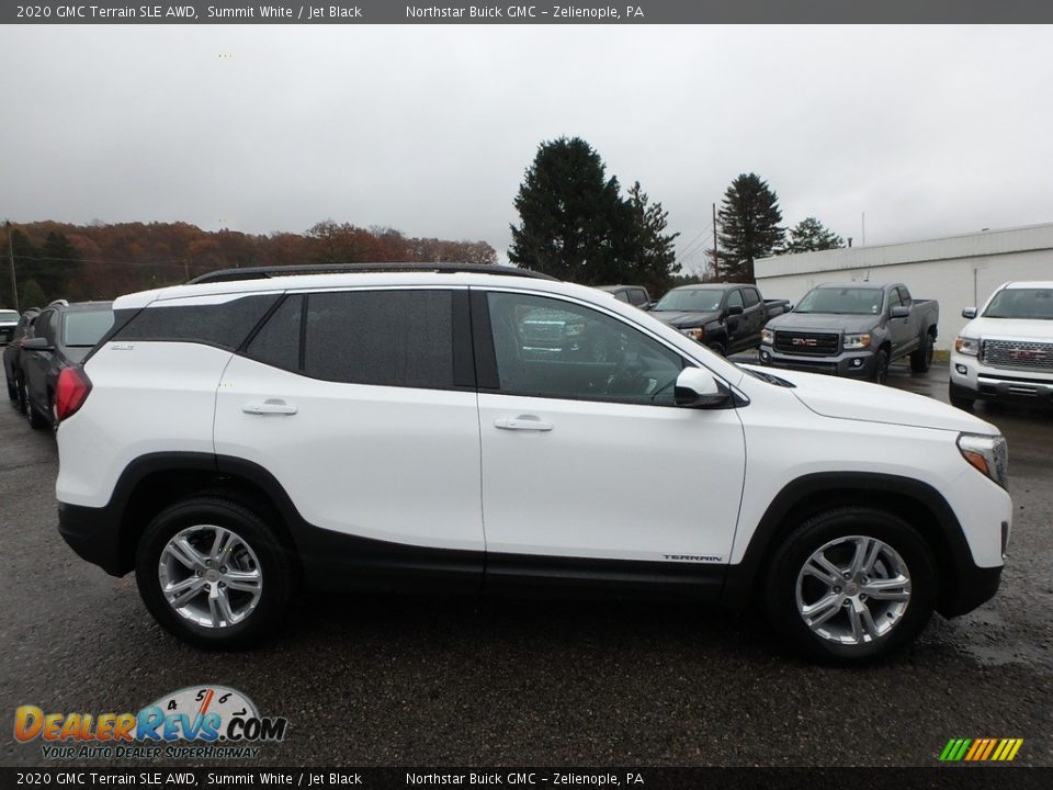 2020 GMC Terrain SLE AWD Summit White / Jet Black Photo #4