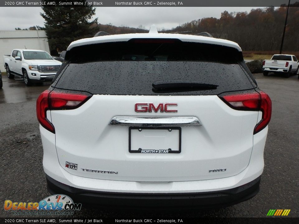 2020 GMC Terrain SLE AWD Summit White / Jet Black Photo #6
