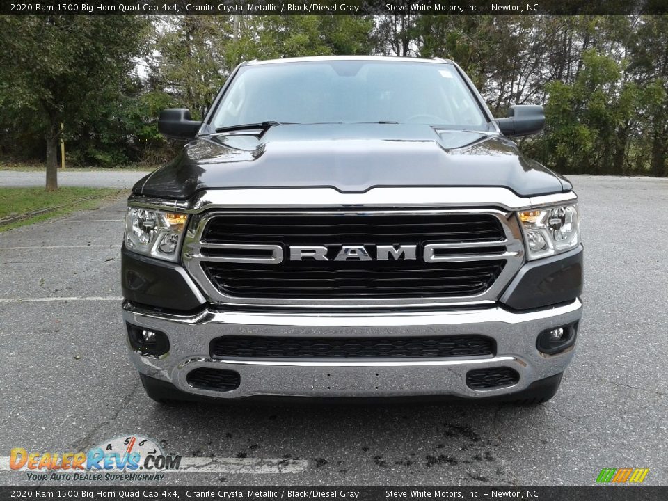 2020 Ram 1500 Big Horn Quad Cab 4x4 Granite Crystal Metallic / Black/Diesel Gray Photo #3