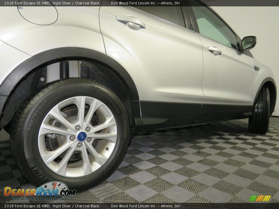 2018 Ford Escape SE 4WD Ingot Silver / Charcoal Black Photo #16