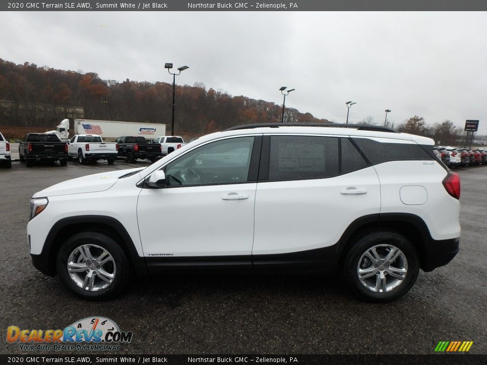 2020 GMC Terrain SLE AWD Summit White / Jet Black Photo #9