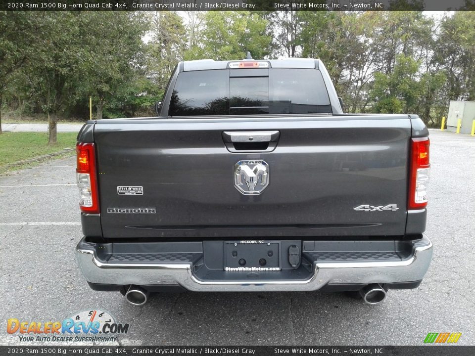 2020 Ram 1500 Big Horn Quad Cab 4x4 Granite Crystal Metallic / Black/Diesel Gray Photo #7