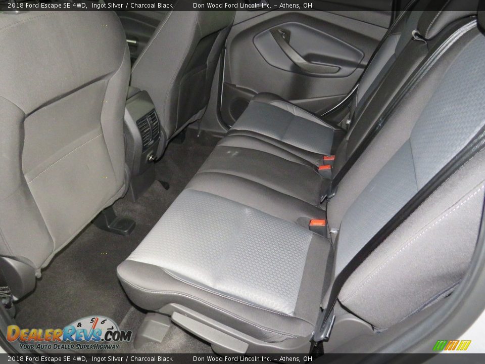 2018 Ford Escape SE 4WD Ingot Silver / Charcoal Black Photo #22
