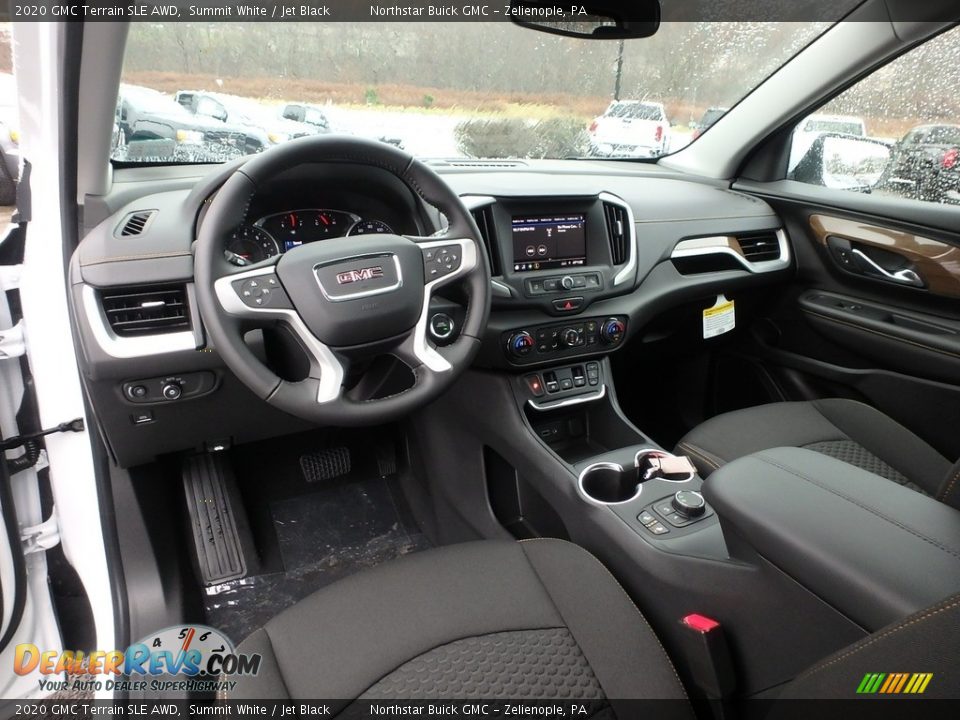 2020 GMC Terrain SLE AWD Summit White / Jet Black Photo #15