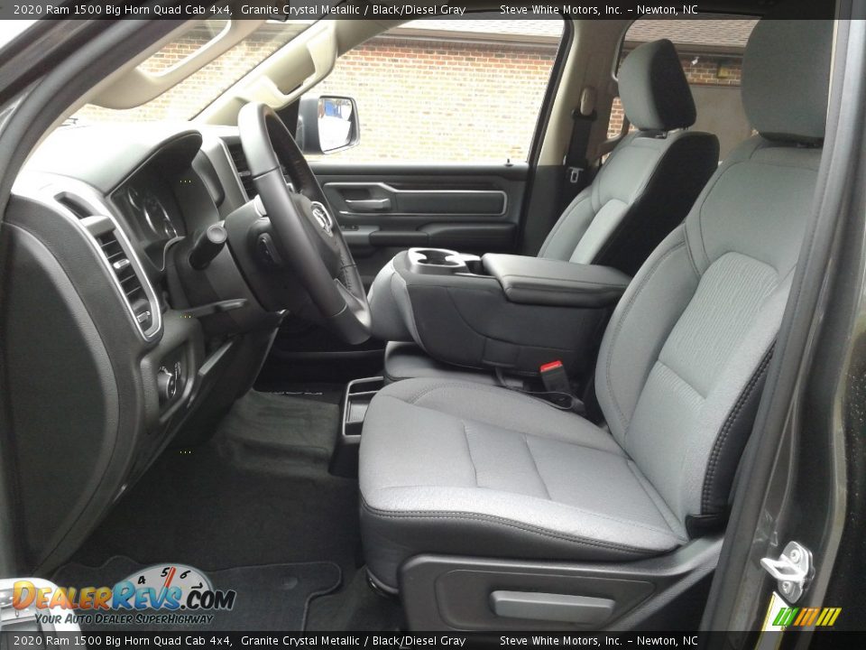 2020 Ram 1500 Big Horn Quad Cab 4x4 Granite Crystal Metallic / Black/Diesel Gray Photo #10