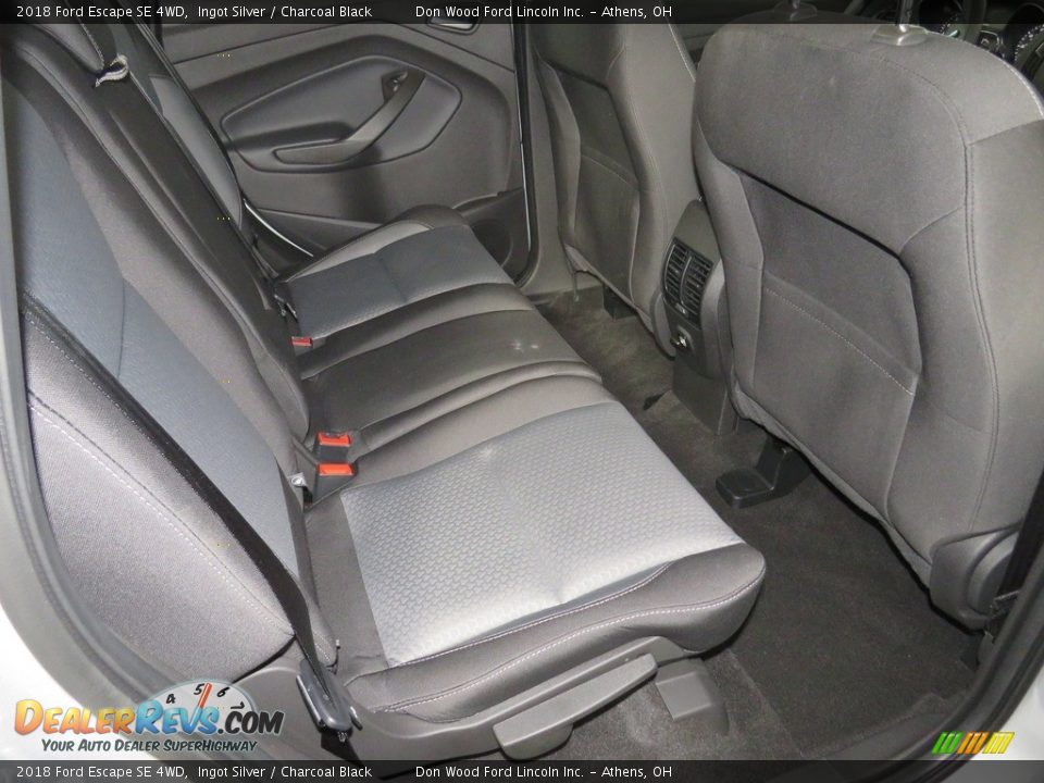 2018 Ford Escape SE 4WD Ingot Silver / Charcoal Black Photo #24