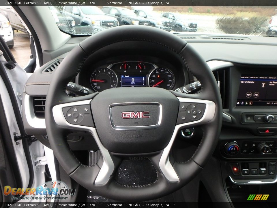 2020 GMC Terrain SLE AWD Summit White / Jet Black Photo #17