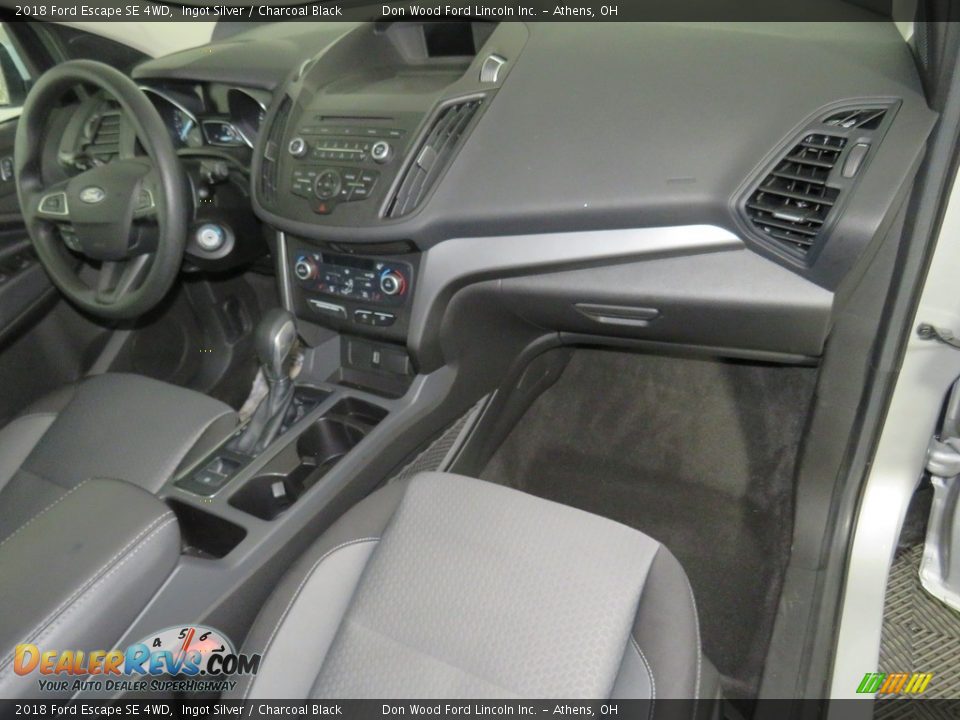 2018 Ford Escape SE 4WD Ingot Silver / Charcoal Black Photo #27