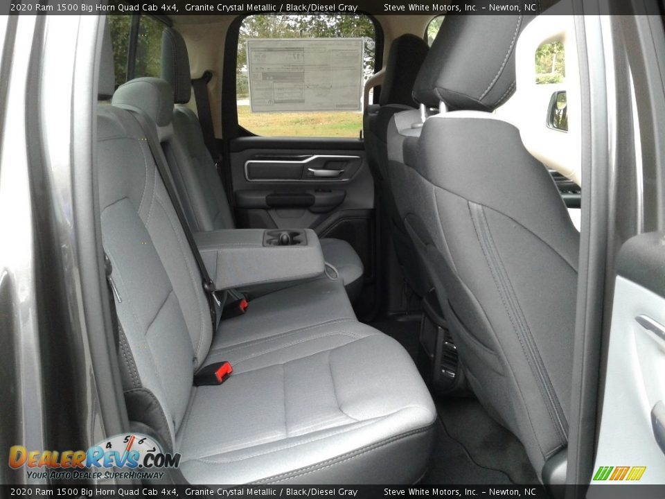 2020 Ram 1500 Big Horn Quad Cab 4x4 Granite Crystal Metallic / Black/Diesel Gray Photo #13