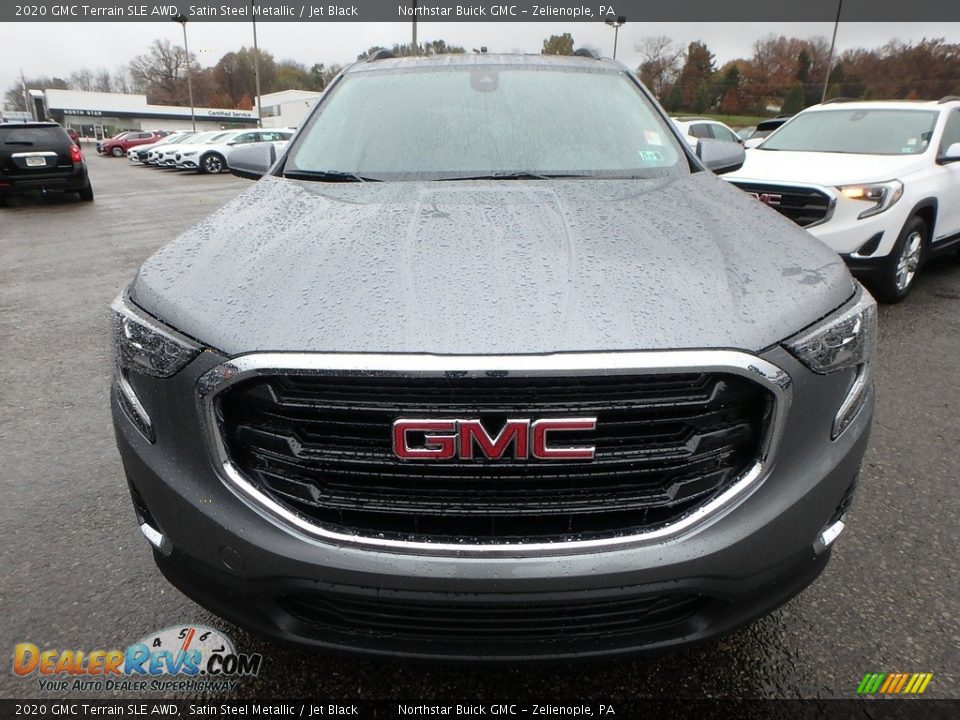 2020 GMC Terrain SLE AWD Satin Steel Metallic / Jet Black Photo #2