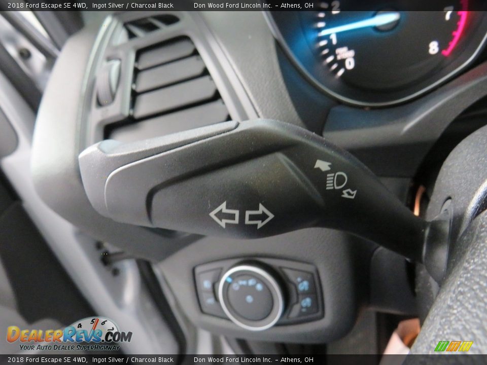 2018 Ford Escape SE 4WD Ingot Silver / Charcoal Black Photo #30
