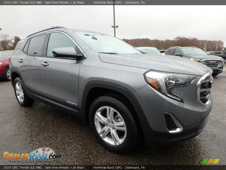 2020 GMC Terrain SLE AWD Satin Steel Metallic / Jet Black Photo #3