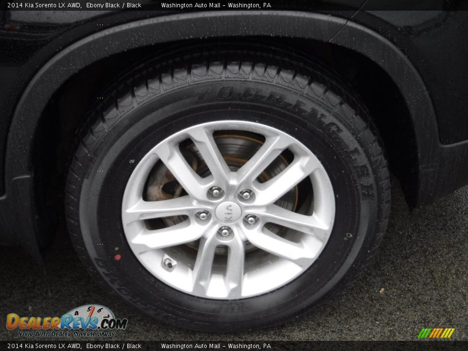 2014 Kia Sorento LX AWD Ebony Black / Black Photo #3