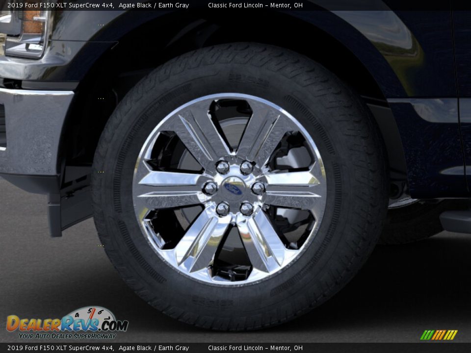 2019 Ford F150 XLT SuperCrew 4x4 Agate Black / Earth Gray Photo #19