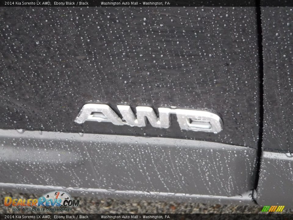 2014 Kia Sorento LX AWD Ebony Black / Black Photo #4