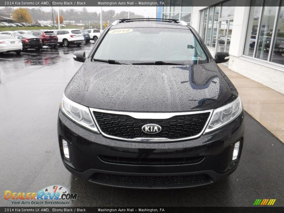2014 Kia Sorento LX AWD Ebony Black / Black Photo #5