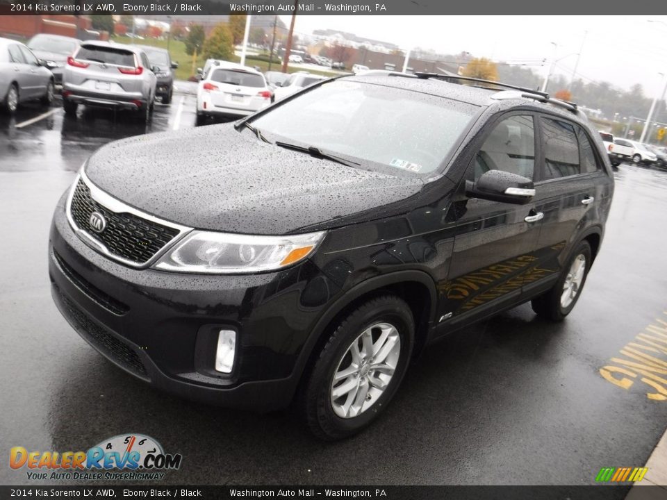 2014 Kia Sorento LX AWD Ebony Black / Black Photo #6