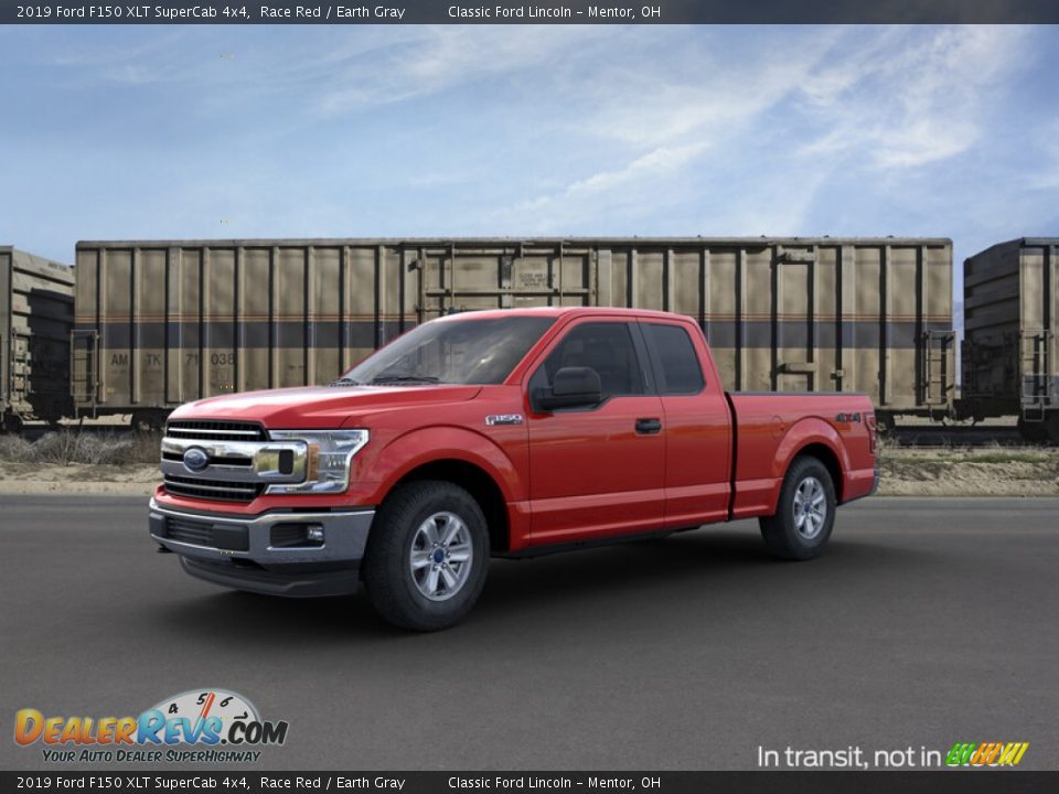 2019 Ford F150 XLT SuperCab 4x4 Race Red / Earth Gray Photo #1