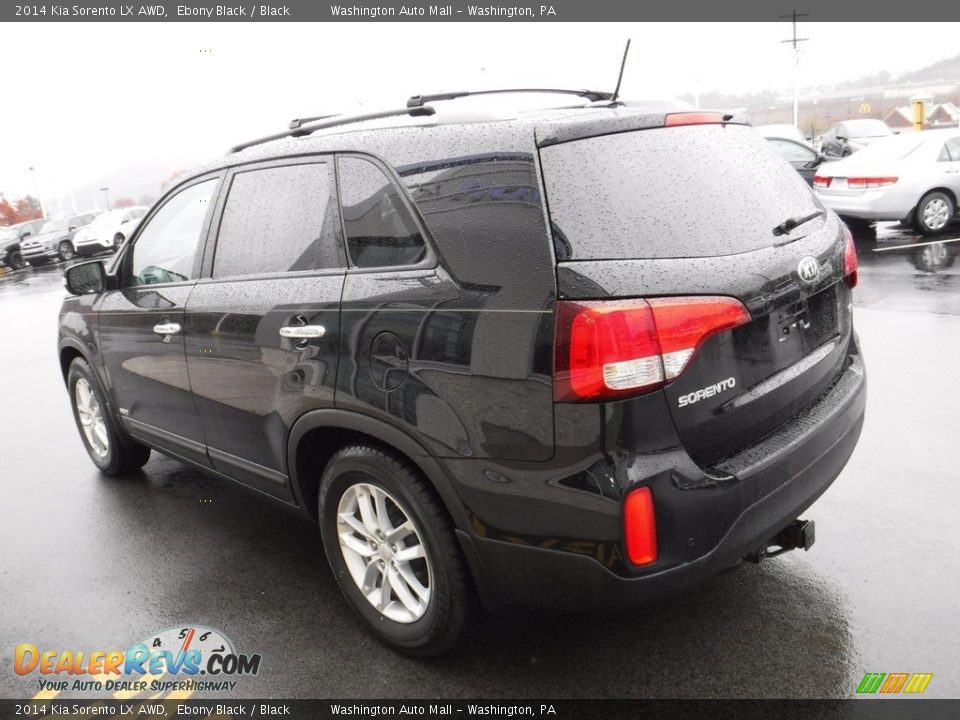 2014 Kia Sorento LX AWD Ebony Black / Black Photo #8