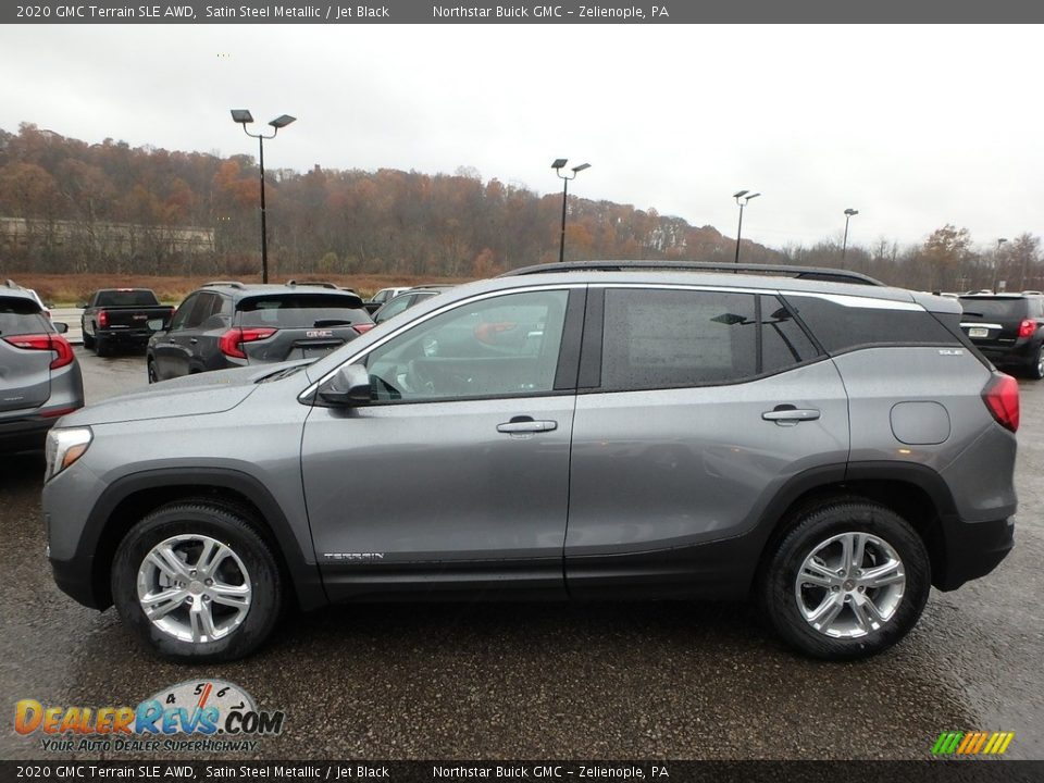 2020 GMC Terrain SLE AWD Satin Steel Metallic / Jet Black Photo #9