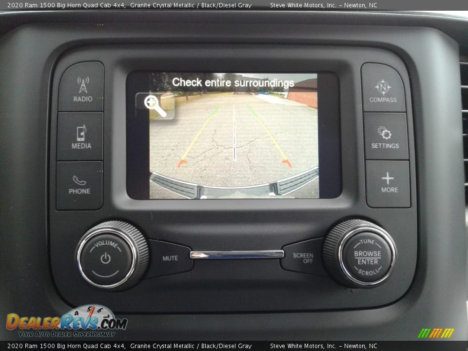 2020 Ram 1500 Big Horn Quad Cab 4x4 Granite Crystal Metallic / Black/Diesel Gray Photo #21