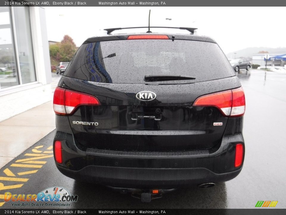 2014 Kia Sorento LX AWD Ebony Black / Black Photo #9