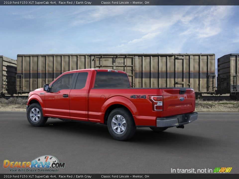 2019 Ford F150 XLT SuperCab 4x4 Race Red / Earth Gray Photo #4
