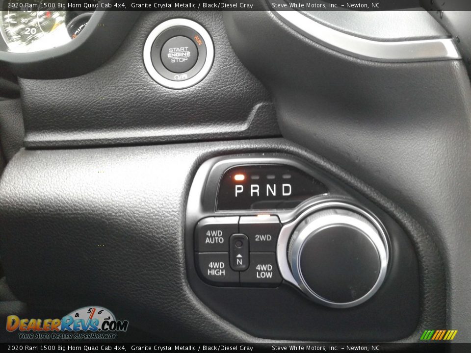 2020 Ram 1500 Big Horn Quad Cab 4x4 Granite Crystal Metallic / Black/Diesel Gray Photo #22