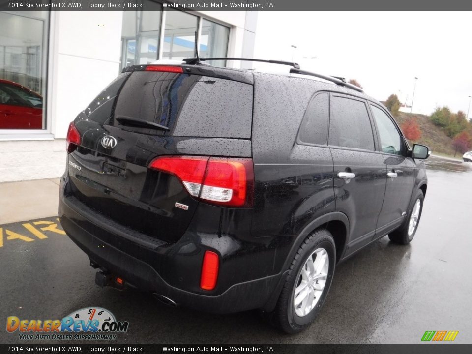 2014 Kia Sorento LX AWD Ebony Black / Black Photo #10