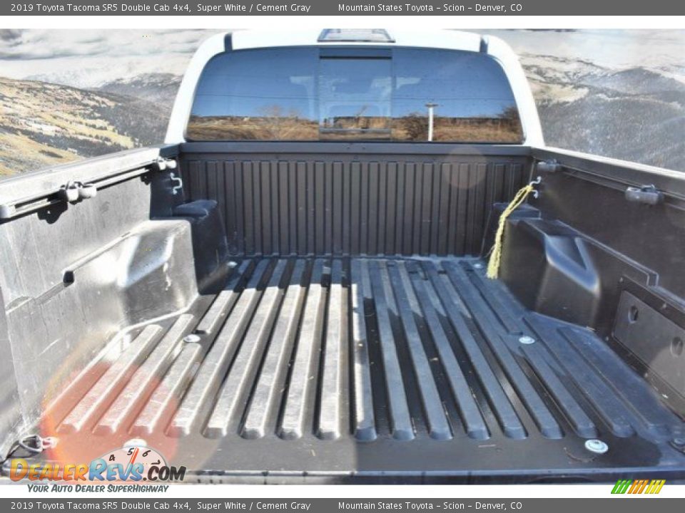 2019 Toyota Tacoma SR5 Double Cab 4x4 Super White / Cement Gray Photo #26