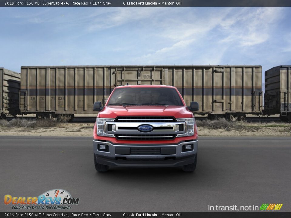 2019 Ford F150 XLT SuperCab 4x4 Race Red / Earth Gray Photo #6