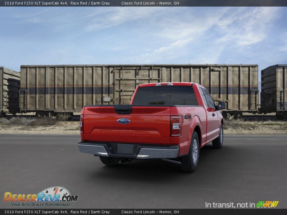 2019 Ford F150 XLT SuperCab 4x4 Race Red / Earth Gray Photo #8